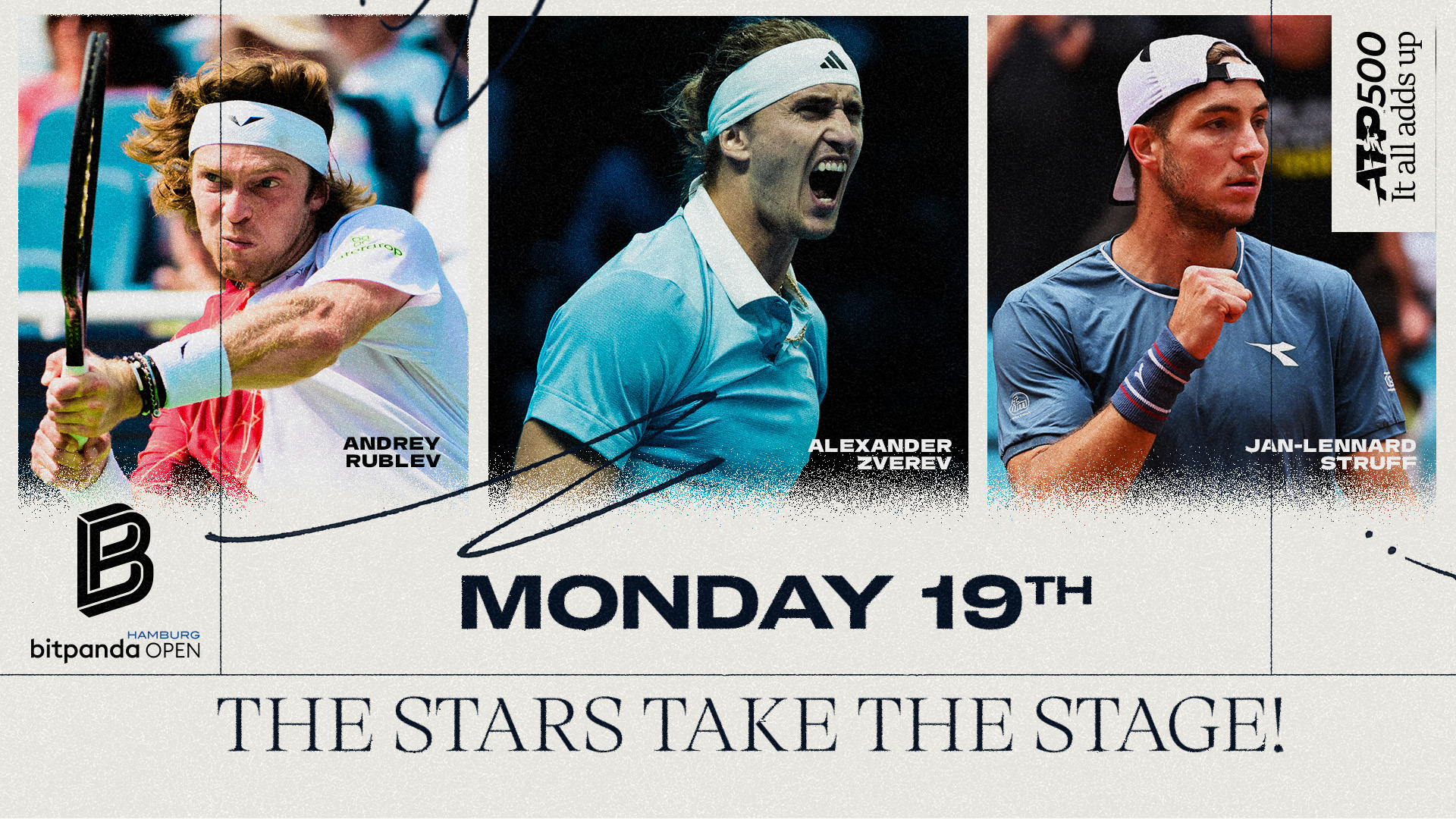 Zverev to face Kovacevic on Monday – Rublev also in action – All-German clash between Struff and Engel sparks interest