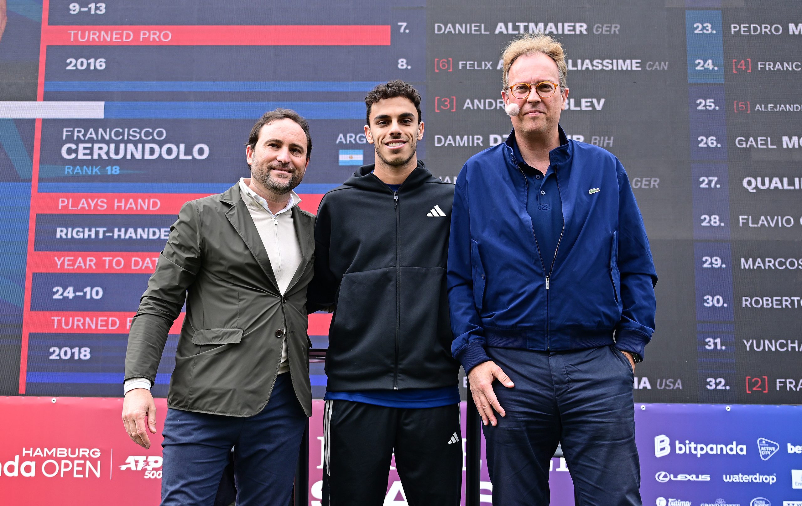 Zverev faces qualifier, German and Argentinian duels